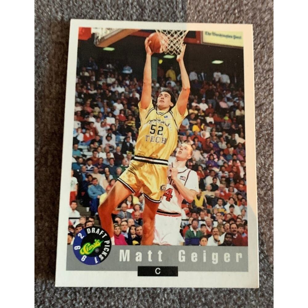 NBA collectable Matt‎ Geiger Card